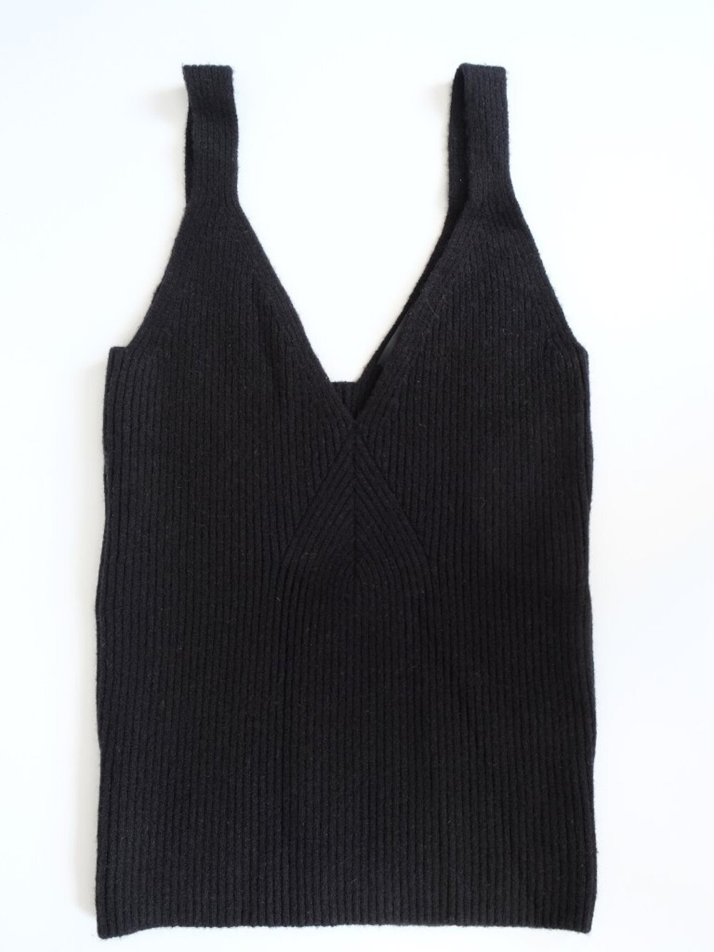 NEW J. CREW Cashmere Blend Sweater Tank S Black Cami